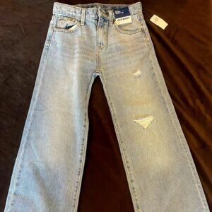 NWT Old Navy Baggy Wide Leg Jeans- Girls 10